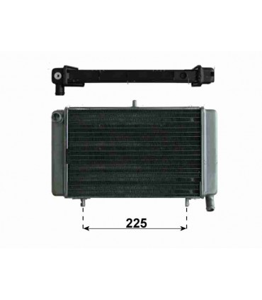 RADIATORE ACQUA PER MOTO APRILIA RS 125