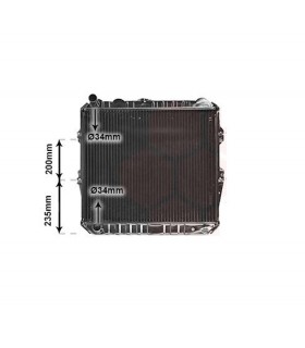 RADIATOR FOR  TOYOTA LJ70 LJ73 16400-54490 16400-54491 1640054490 1640054491