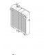 RADIATORE COMBI PER KOMATSU 42N0311100 42N0311510 42N-03-11100 42N-03-11510
