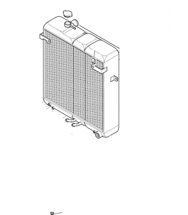 RADIATORE COMBI PER KOMATSU 42N0311100 42N0311510 42N-03-11100 42N-03-11510