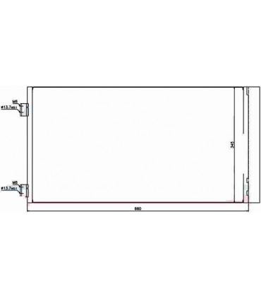 Radiateur moteur SIMCA 1000