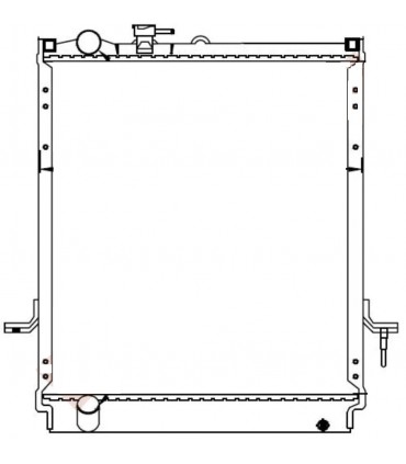 RADIATOR FOR  ISUZU 8973543631