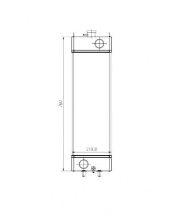 RADIATORI PER CATERPILLAR 305 3781255 378-1255
