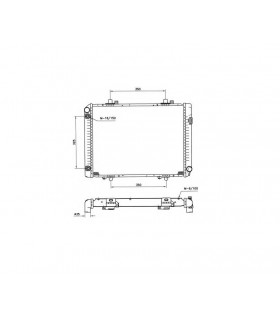 RADIADOR PARA MERCEDES A2015006903 A2015007403 A2015008803 A2015009103 A2015006803