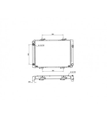 RADIATORE PER MERCEDES A2015006903 A2015007403 A2015008803 A2015009103 A2015006803