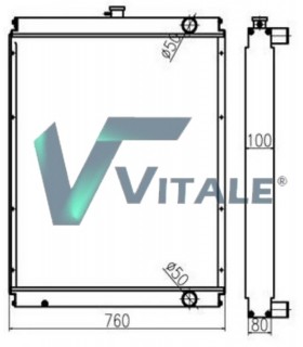 KÜHLER FÜR SUMITOMO SH210A3 KRH1628