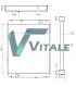 RADIATORE PER GENERATORE BRUNO 100KVA IVECO 5801490078