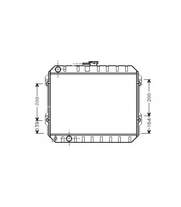 RADIATOR FOR TOYOTA 4 RUNNER 2L4