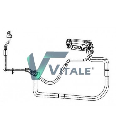 CONDUITE A HAUTE/BASSE PRESSION CLIMATISATION POUR FORD 1383680 1386795 1438433 1440679 1445522