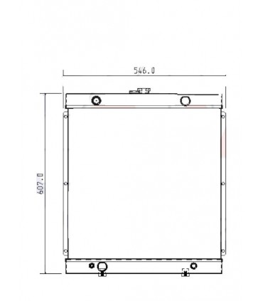 RADIATEUR POUR SDMO Kohler Bruno Alexon  Perkins  J44KVA