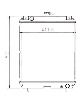 RADIATORI PER  TAKEUCHI TB128 FR