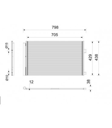 KONDENSATOR FÜR RENAULT 921002166R 921002166R NC254001