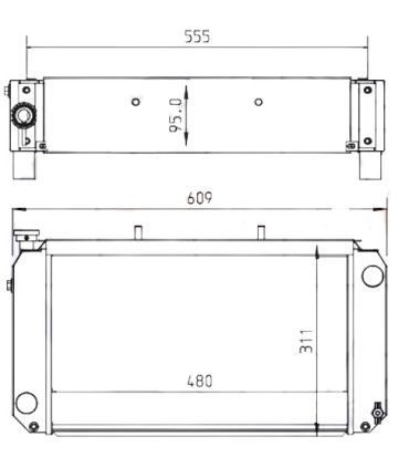 MOTORKÜHLER FÜR YALE GLP25VX