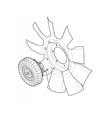 FAN CLUTCH WITH FAN FOR  JCB 30/927023 30927023