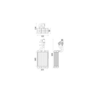 EVAPORATORE PER  VOLVO XC90 II  09.2014 ОЕ 31449329 31369436