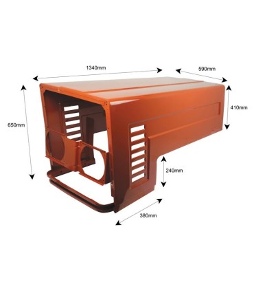 Capot complet POUR REFERENCE 44906702, 5088715, 5088820, 5122424, 5126975, 5162208, 5163058